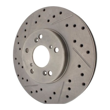 Centric StopTech Select Sport Drilled and Slotted Brake Rotor; Front Right, StopTech 227.40046R 227.40046R